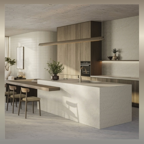 Konglomerat kwarcowy Technistone Emperador Beige Łódź