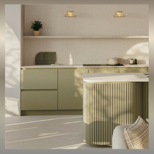 Konglomerat kwarcowy Technistone Noble Arco Gold Łódź