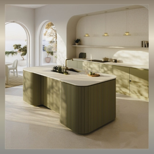 Konglomerat kwarcowy Technistone Noble Arco Gold Łódź
