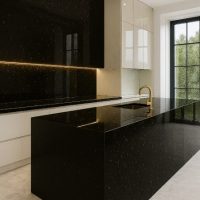 Blat kuchenny z granitu czarnego Star Galaxy