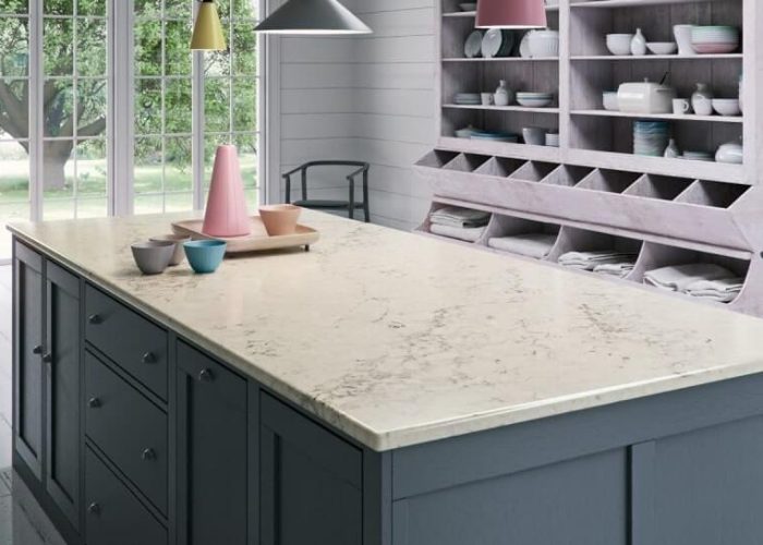 Blat kuchenny z konglomeratu Caesarstone 5211 Noble Grey