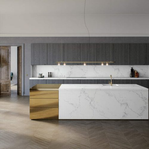 Blat z konglomeratu Caesarstone 5151_Empira-White