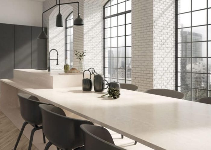 Blaty kuchenne z konglomeratu Caesarstone 4023 Topus Concrete
