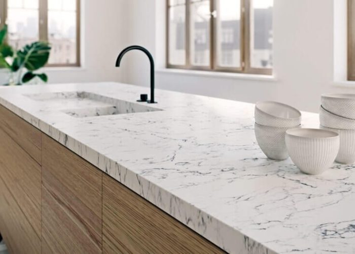 Blaty kuchenne z konglomeratu Caesarstone 5143 White Attica