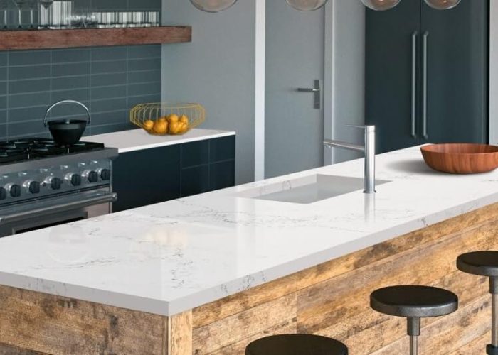 Blaty kuchenne z konglomeratu Caesarstone 5151 Empire White