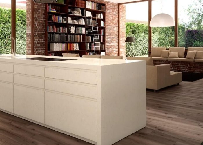 Blaty kuchenne z konglomeratu Caesarstone 5220 Dreamy Marfil