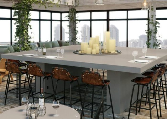 Blaty kuchenne z konglomeratu Caesarstone 4004 Raw Concrete