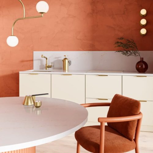Blat kuchenny z konglomeratu Technistone Elysian Gold