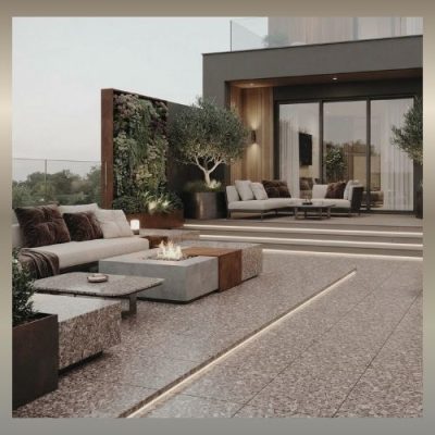Wyprzedaż płytek granitowych na taras i posadzkę Misty Brown Misty Brown 60 x 60
