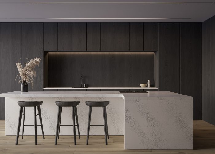 blat kuchenny z konglomeratu Pearl Alba Technistone